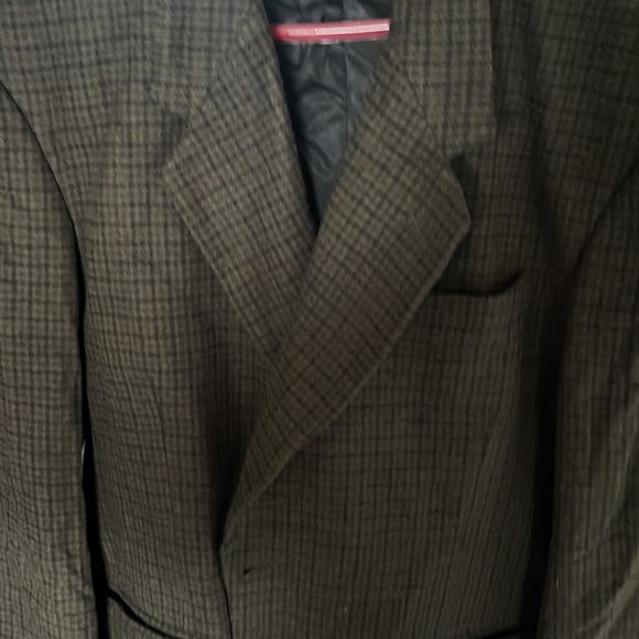 Plaid wool blazer (unisex) - Picture 6 of 6
